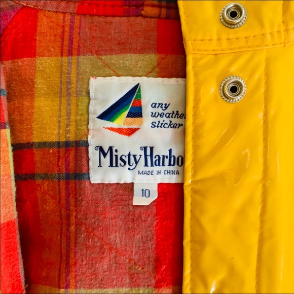 Vintage Misty Harbor Kids Raincoat - Picture 2 of 3